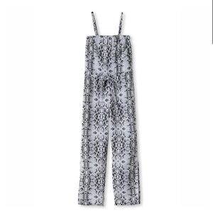 *NEW* never worn, with tags, Stella Cove one piece snakeskin jumpsuit.